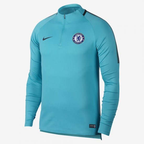 Chelsea FC Dri-FIT Squad Drill | Omega Blue / Anthracite / Anthracite - Click Image to Close