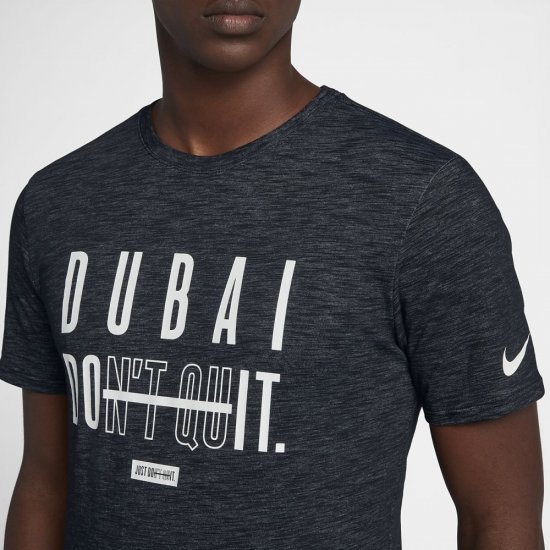 Nike Dri-FIT (Dubai) | Black / Heather - Click Image to Close