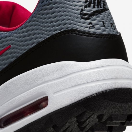 Nike Air Max 1 G | Particle Grey / Black / White / University Red - Click Image to Close