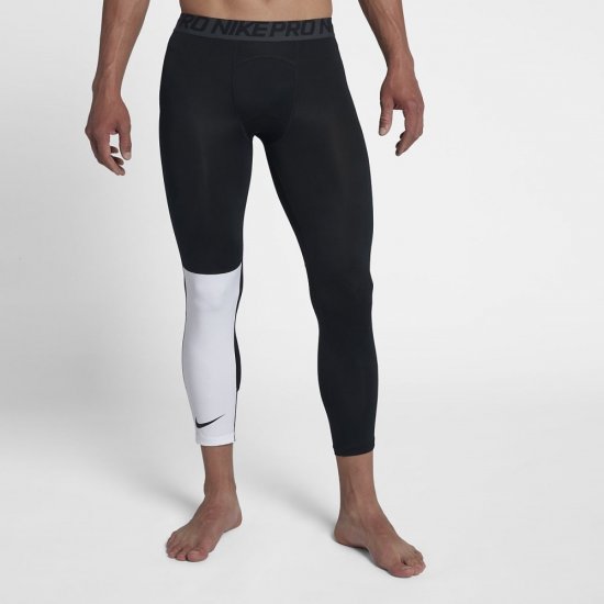 Nike Pro | Black / White / White - Click Image to Close