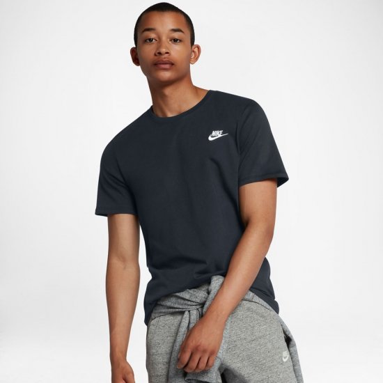 Nike Sportswear | Dark Obsidian / Dark Obsidian / White - Click Image to Close