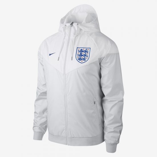 England Windrunner | Pure Platinum / White / Sport Royal - Click Image to Close