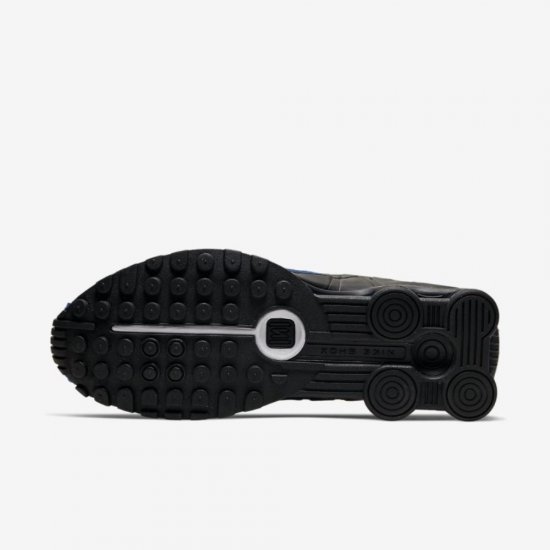 Nike Shox R4 | Black / Game Royal - Click Image to Close