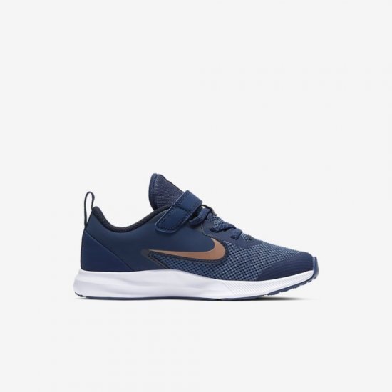 Nike Downshifter 9 | Midnight Navy / Dark Obsidian / Metallic Red Bronze - Click Image to Close