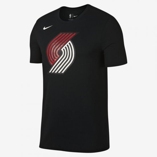 Portland Trail Blazers Nike Dry Logo | Black - Click Image to Close