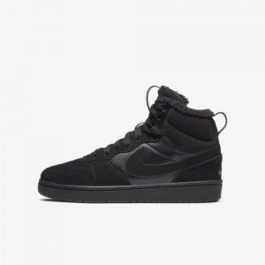 Nike Court Borough Mid 2 | Black / Black / Black