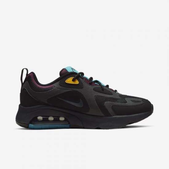 Nike Air Max 200 | Black / Bordeaux / University Gold / Anthracite - Click Image to Close