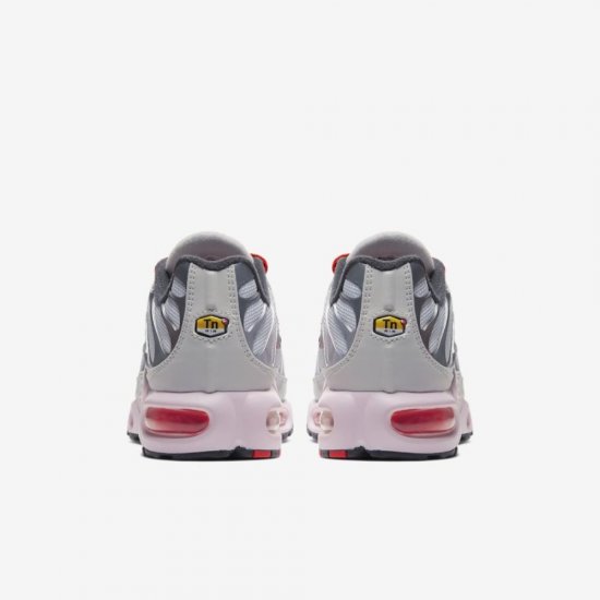 Nike Air Max Plus | Metallic Silver / Bright Crimson / Pink Foam / Black - Click Image to Close