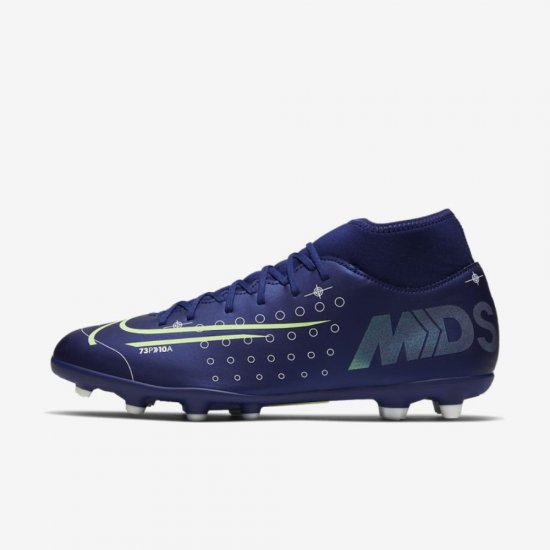 Nike Mercurial Superfly 7 Club MDS MG | Blue Void / White / Black / Barely Volt - Click Image to Close
