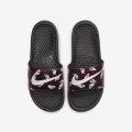Nike Benassi JDI Floral | Black / Iced Lilac / Noble Red / Spruce Aura