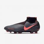 Nike Phantom Vision Elite Dynamic Fit FG | Dark Grey / Black / Bright Mango