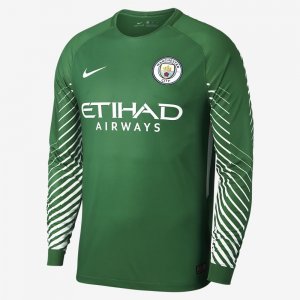 2017/18 Manchester City FC Stadium Goalkeeper | Pine Green / White / White