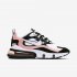 Nike Air Max 270 React | Black / Bleached Coral / Metallic Gold / White