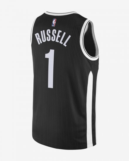 D'Angelo Russell City Edition Swingman Jersey (Brooklyn Nets) | Black - Click Image to Close