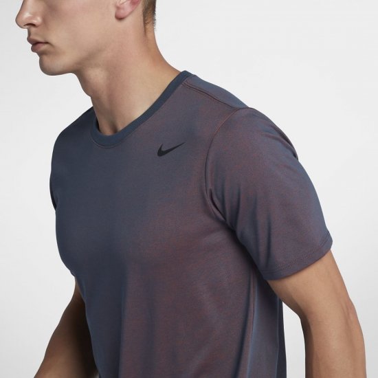 Nike Dri-FIT | Thunder Blue / Hyper Crimson / Heather / Black - Click Image to Close
