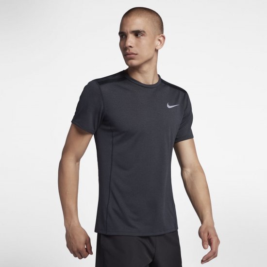 Nike Dri-FIT Miler Cool | Black / Heather / Black - Click Image to Close