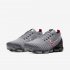 Nike Air VaporMax Flyknit 3 | Particle Grey / Black / Iron Grey / University Red