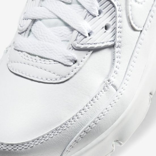 Nike Air Max 90 | White / Metallic Silver / White / White - Click Image to Close