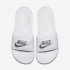 Nike Benassi | White / Metallic Silver