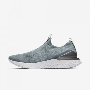 Nike Epic Phantom React Flyknit | Aviator Grey / Metallic Silver / White / Aviator Grey