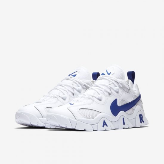 Nike Air Barrage Low | White / Hyper Blue - Click Image to Close