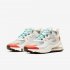 Nike Air Max 270 React (Mid-Century) | Light Beige Chalk / Summit White / Team Orange / Platinum Tint