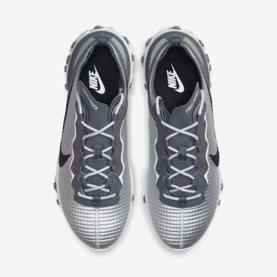 Nike React Element 55 Premium | Metallic Silver / Pure Platinum / Dark Grey / Black - Click Image to Close