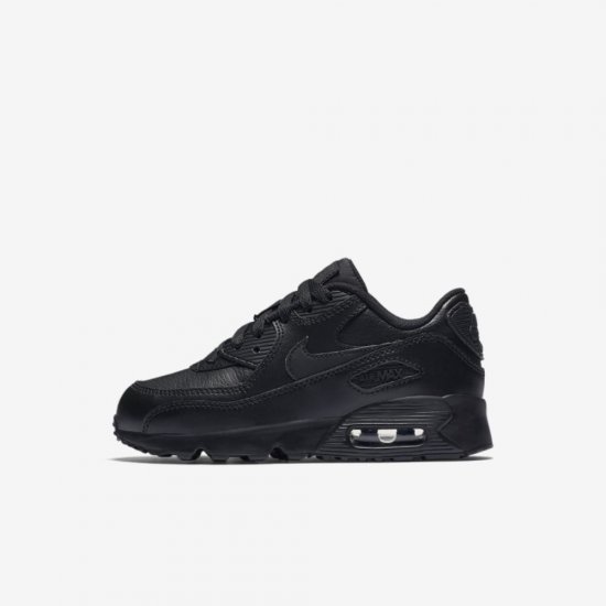Nike Air Max 90 Leather | Black / Black - Click Image to Close