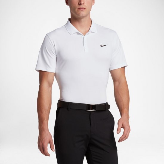 Nike Victory Slim Fit Solid | White / Black - Click Image to Close