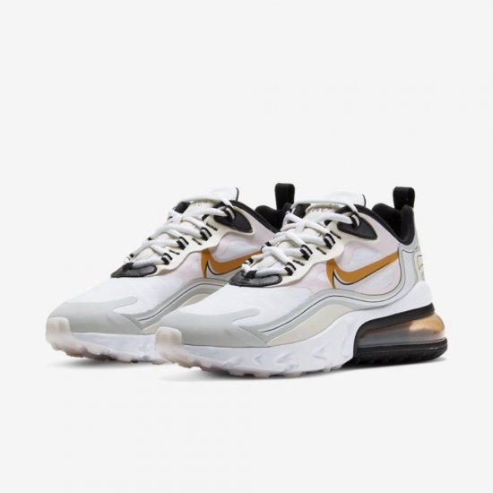 Nike Air Max 270 React LX | Spruce Aura / Light Soft Pink / Pale Ivory / Amber Rise - Click Image to Close