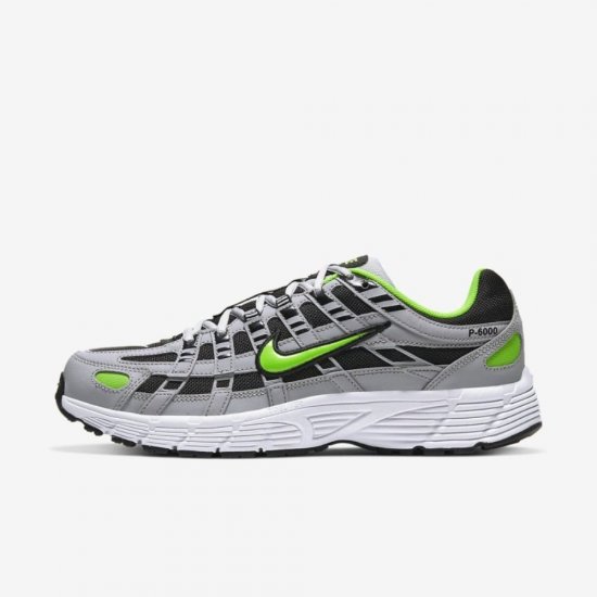 Nike P-6000 | Wolf Grey / Black / White / Electric Green - Click Image to Close