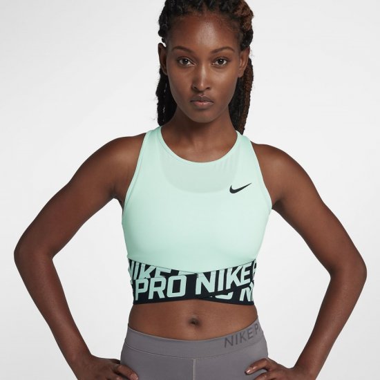 Nike Pro Cropped | Igloo / Black / Black - Click Image to Close