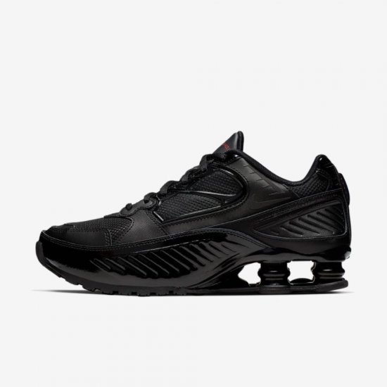 Nike Shox Enigma 9000 | Black / Gym Red / Black - Click Image to Close