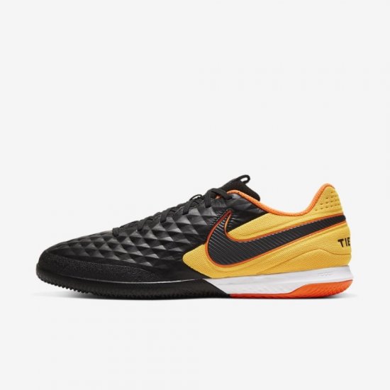 Nike React Tiempo Legend 8 Pro IC | Black / Laser Orange / Black - Click Image to Close