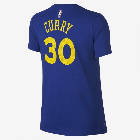 Stephen Curry Golden State Warriors Nike Dry | Rush Blue - Click Image to Close