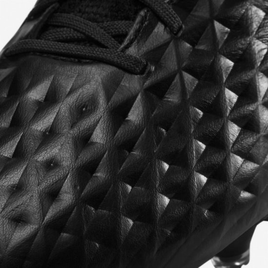 Nike Tiempo Legend 8 Elite FG | Black / Black - Click Image to Close