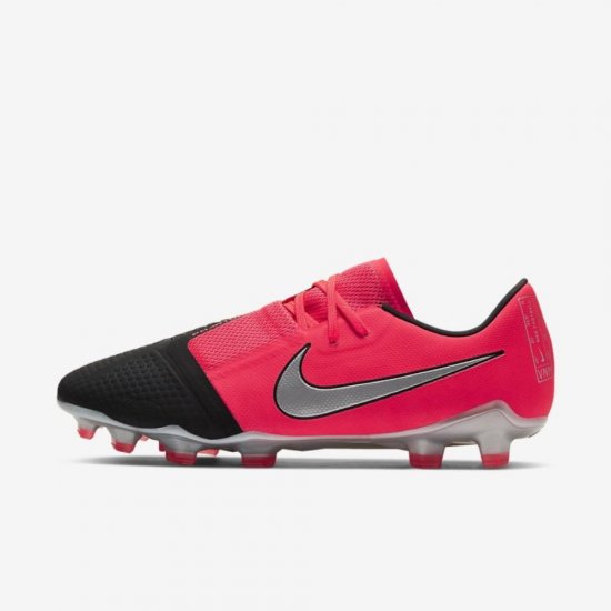 Nike Phantom Venom Pro FG | Laser Crimson / Black / Metallic Silver - Click Image to Close