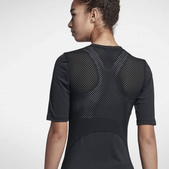 Nike Pro HyperCool | Black / Black / White - Click Image to Close