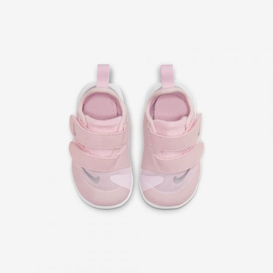 Nike Free RN 5.0 | Pink Foam / Wolf Grey / White / Metallic Silver - Click Image to Close