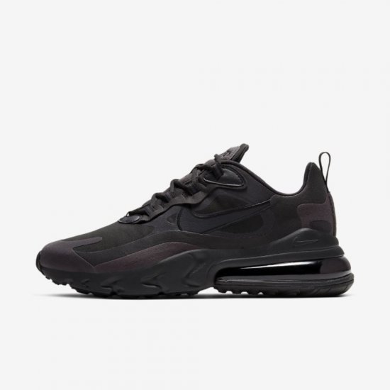 Nike Air Max 270 React | Black / Oil Grey / Black / Oil Grey - Click Image to Close