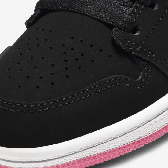 Air Jordan 1 Mid | Black / Digital Pink / White / Pink Foam - Click Image to Close