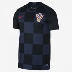 2018 Croatia Stadium Away | Black / Midnight Navy / Challenge Red