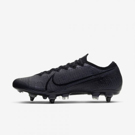 Nike Mercurial Vapor 13 Elite SG-PRO Anti-Clog Traction | Black / Black - Click Image to Close