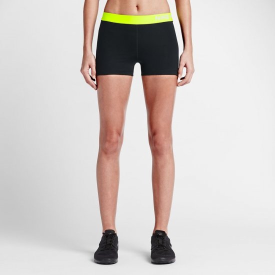 Nike Pro | Black / Volt / White - Click Image to Close