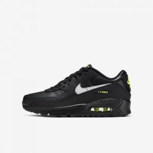 Nike Air Max 90 | Black / Volt / Light Smoke Grey