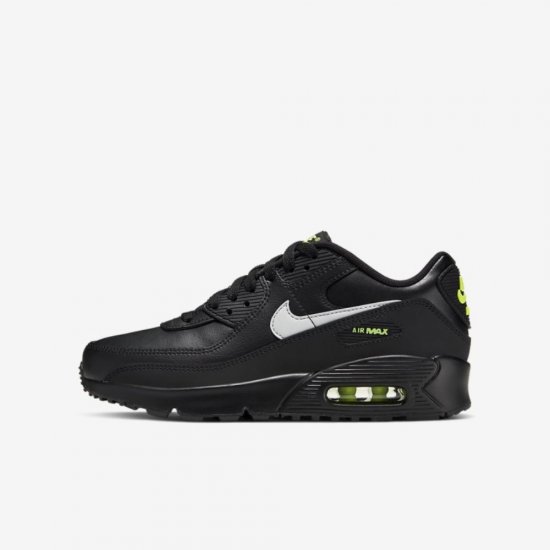 Nike Air Max 90 | Black / Volt / Light Smoke Grey - Click Image to Close