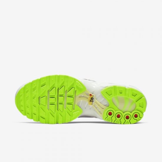 Nike Air Max Plus LX | White / Black / Electric Green / White - Click Image to Close