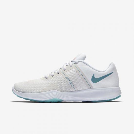 Nike City Trainer 2 | White / Platinum Tint / Echo Pink / Cerulean - Click Image to Close