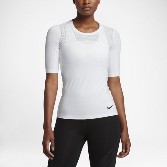 Nike Pro HyperCool | White / Black - Click Image to Close