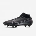 Nike Mercurial Superfly 7 Academy SG-PRO Anti-Clog Traction | Black / Black